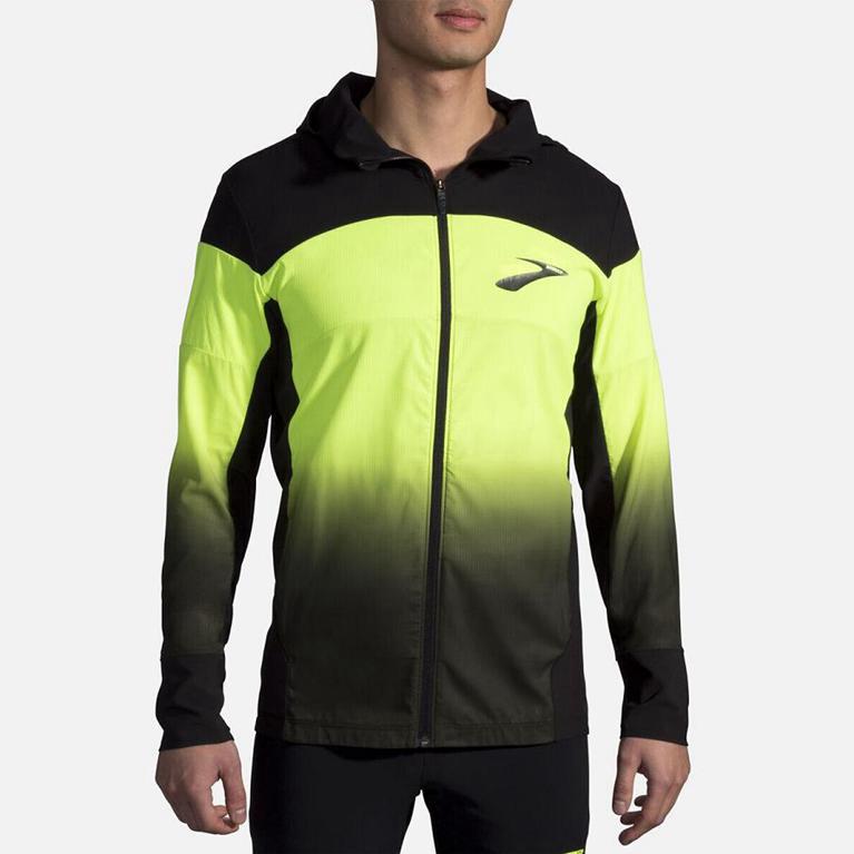 Brooks ELITE CANOPY Running Jackets Mens Sale - Yellow (GYW938276)